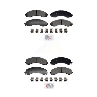 Semi-Metallic Disc Brake Pads Front Rear Kit For GMC Chevrolet Savana 2500 3500