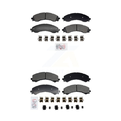 Semi-Metallic Disc Brake Pads Front Rear Kit For GMC Chevrolet Savana 2500 3500