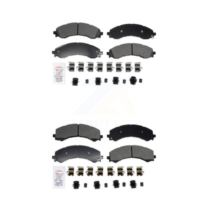 Semi-Metallic Disc Brake Pads Front Rear Kit For GMC Chevrolet Savana 2500 3500