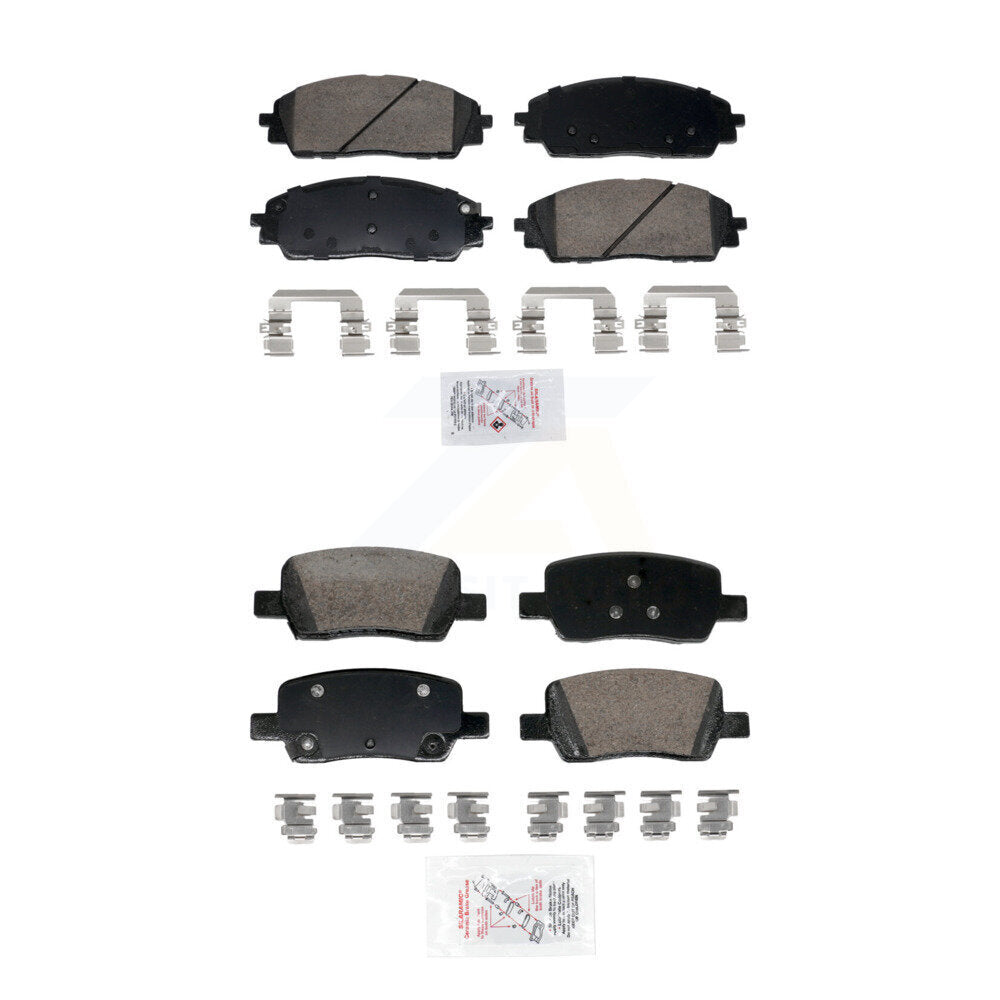 Ceramic Disc Brake Pads Front Rear Kit For 2022-2023 Kia Carnival