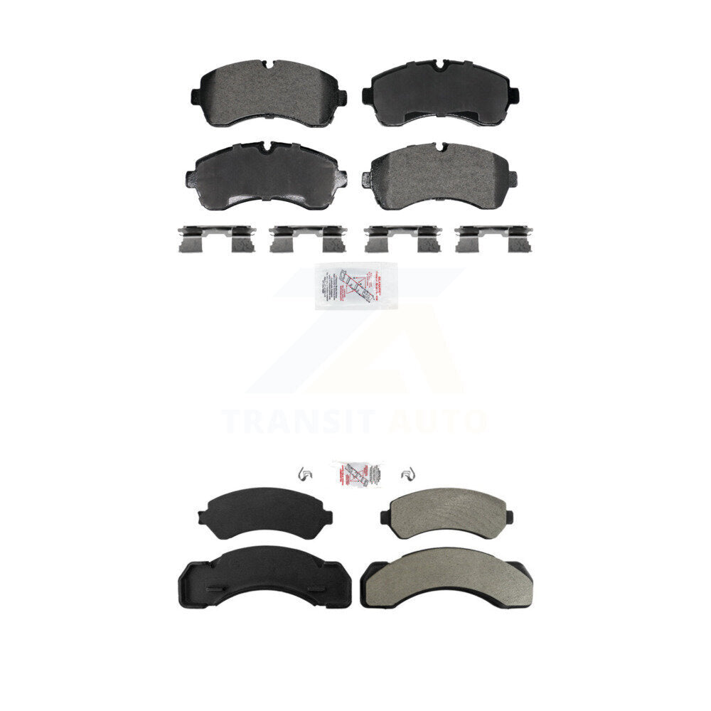 Semi-Metallic Disc Brake Pads Front Rear Kit For Workhorse W42 P32