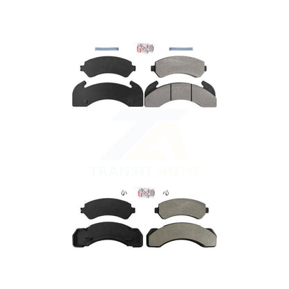 Semi-Metallic Disc Brake Pads Front Rear Kit For International 1724 1754 1452SC