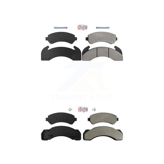 Semi-Metallic Disc Brake Pads Front Rear Kit For International 1724 1754 1452SC