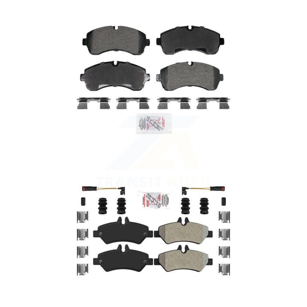 Semi-Metallic Disc Brake Pads Front Rear Kit For Sprinter 3500 Mercedes-Benz