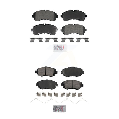 Semi-Metallic Disc Brake Pads Front Rear Kit For Mercedes-Benz Sprinter 2500