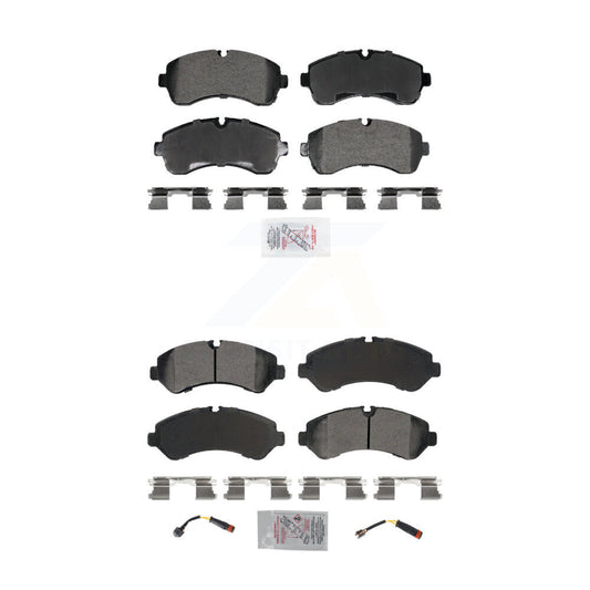 Semi-Metallic Disc Brake Pads Front Rear Kit For Mercedes-Benz Sprinter 3500