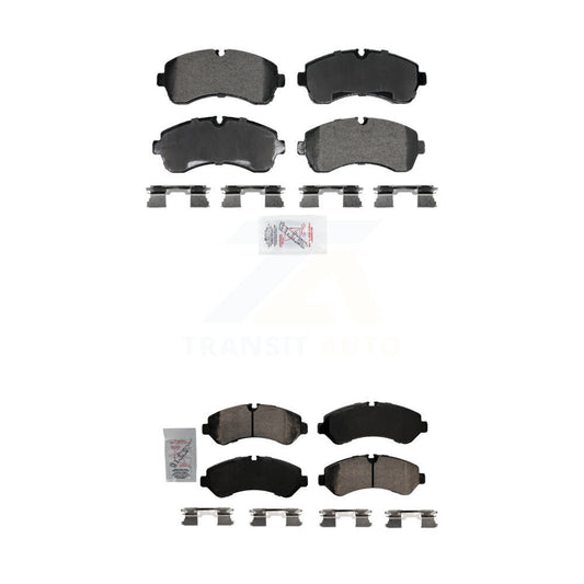 Semi-Metallic Ceramic Disc Brake Pads Front Rear Kit For Mercedes-Benz Sprinter