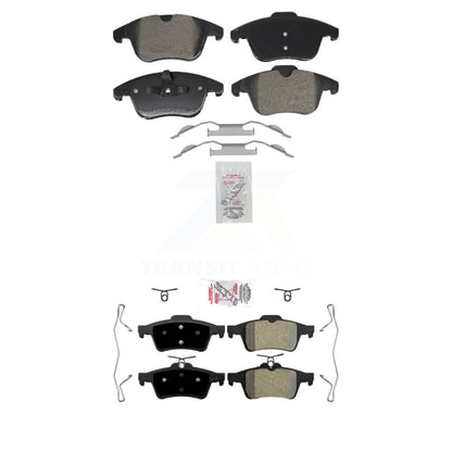 Semi-Metallic Disc Brake Pads Front Rear Kit For 2012 Volvo S40