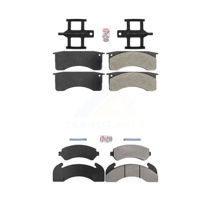 Semi-Metallic Disc Brake Pads Front Rear Kit For Chevrolet T6500 C60 Kodiak