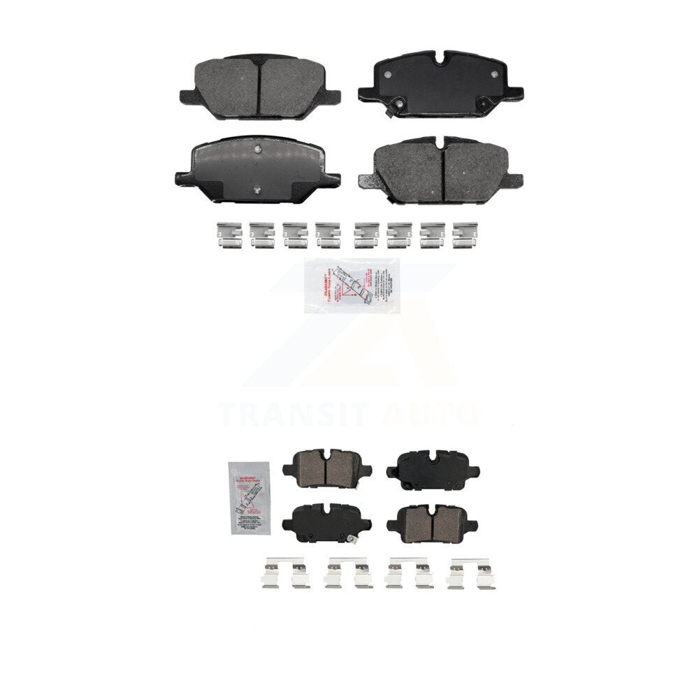 Ceramic Disc Brake Pads Front Rear Kit For 21-23 GMC Terrain w 321mm Rotor