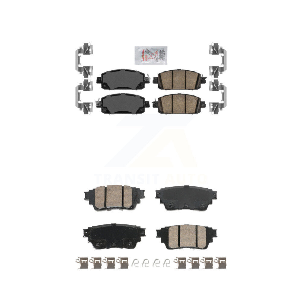 Ceramic Disc Brake Pads Front Rear Kit For 21-23 Nissan Kicks rear brakes