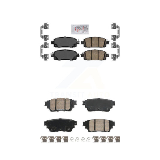 Ceramic Disc Brake Pads Front Rear Kit For 21-23 Nissan Kicks rear brakes