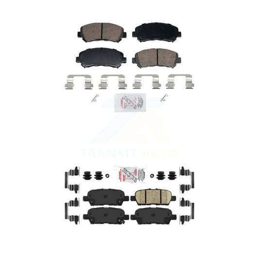 Ceramic Disc Brake Pads Front Rear Kit For Nissan Rogue Sentra Maxima Juke