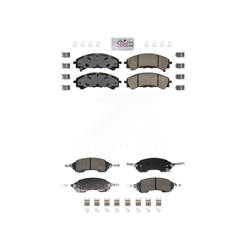 Ceramic Disc Brake Pads Front Rear Kit For Ford Bronco