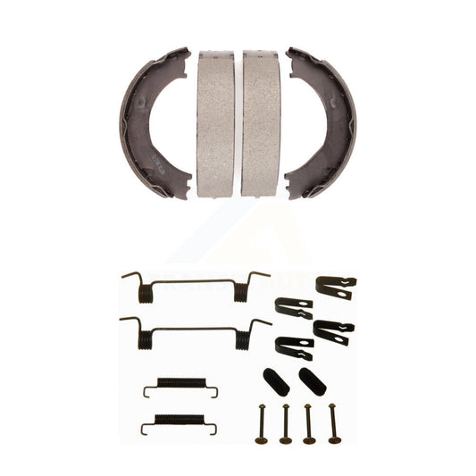 Parking Brake Shoes Hardware Rear Kit For Chevrolet GMC Sierra 2500 HD Silverado