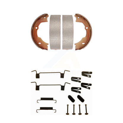 Parking Brake Shoe And Hardware Rear Kit For Ram 3500 Ford F-450 Super Duty F-53