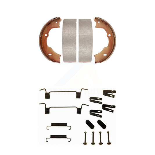 Parking Brake Shoe And Hardware Rear Kit For Ram 3500 Ford F-450 Super Duty F-53