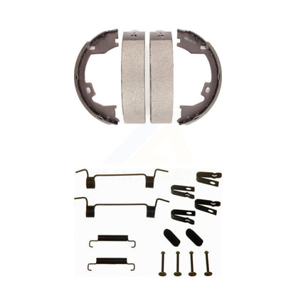Rear Parking Brake Shoe & Hardware Kit For Ram Ford Dodge 2500 3500 F-350 Super Duty 1500 KNH-100098