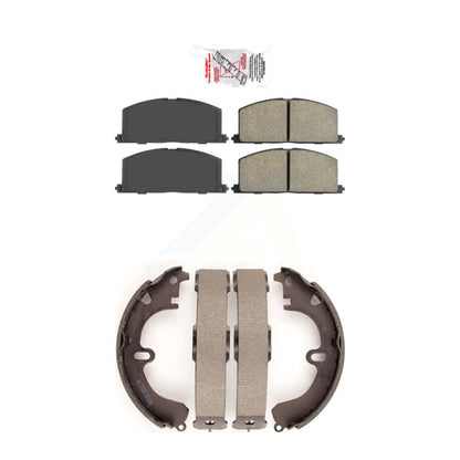 Ceramic Disc Brake Pads Front Rear Kit For Toyota Corolla Celica Tercel Camry