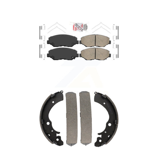 Ceramic Disc Brake Pads Front Rear Kit For Honda Accord Fit