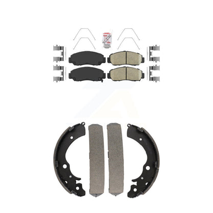 Ceramic Disc Brake Pads Front Rear Kit For Honda Civic Accord