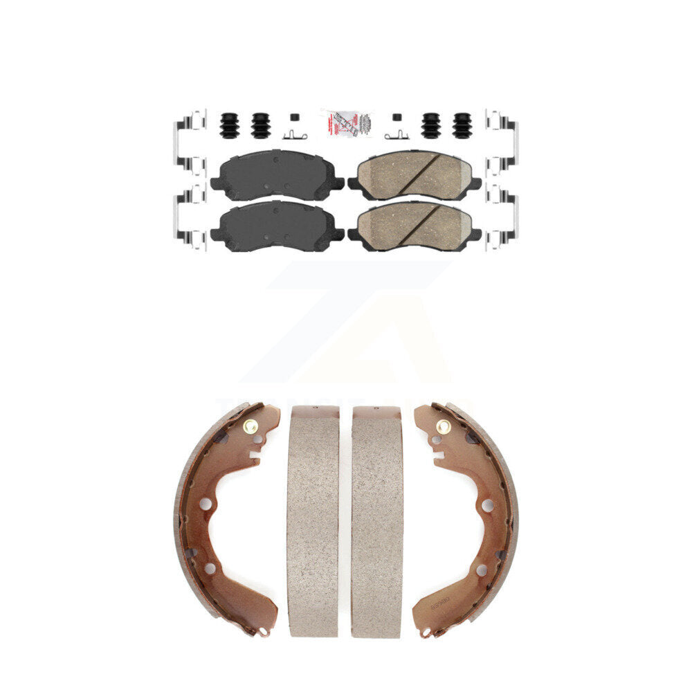Ceramic Disc Brake Pads Front Rear Kit For Chrysler Sebring Mitsubishi Eclipse