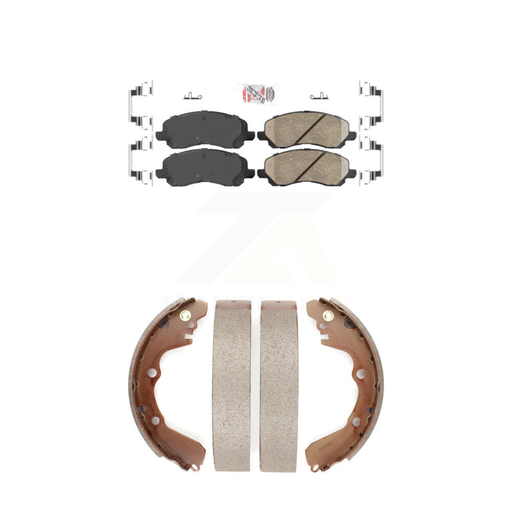 Ceramic Disc Brake Pads Front Rear Kit For Chrysler Sebring Mitsubishi Eclipse
