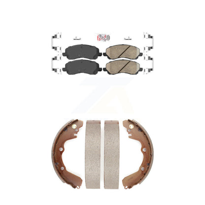 Ceramic Disc Brake Pads Front Rear Kit For Chrysler Sebring Mitsubishi Eclipse