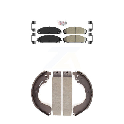 Ceramic Disc Brake Pads Front Rear Kit For 2008-2009 Dodge Caliber SRT-4