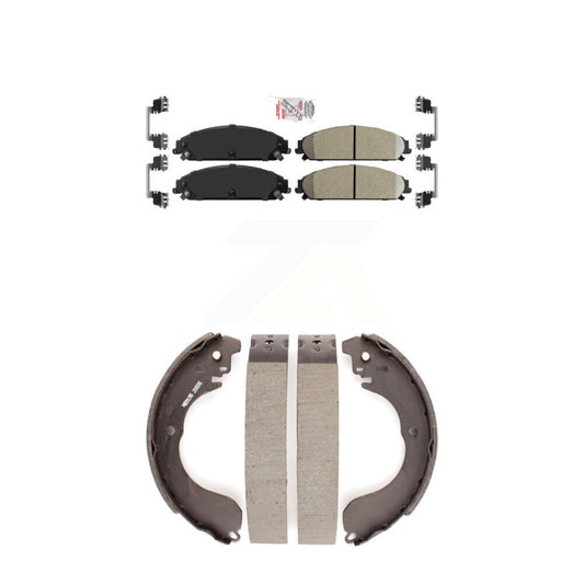 Ceramic Disc Brake Pads Front Rear Kit For 2008-2009 Dodge Caliber SRT-4