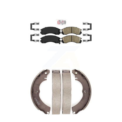 Ceramic Disc Brake Pads Front Rear Kit For Mitsubishi Lancer