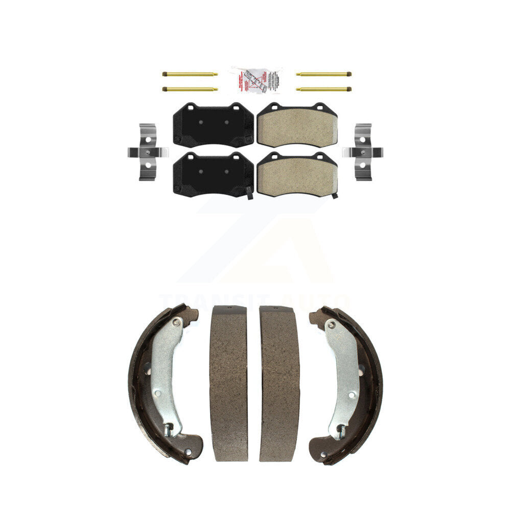 Semi-Metallic Disc Brake Pads Front Rear Kit For 2008 Chevrolet Cobalt HHR SS