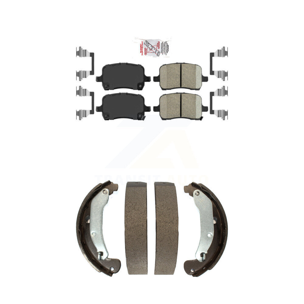 Ceramic Disc Brake Pads Front Rear Kit For Chevrolet Pontiac Cobalt G5 Saturn
