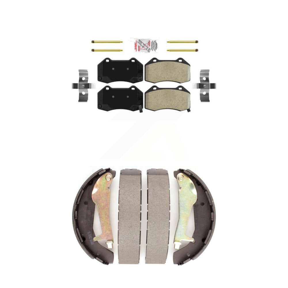 Semi-Metallic Disc Brake Pads Front Rear Kit For Chevrolet Cobalt HHR SS