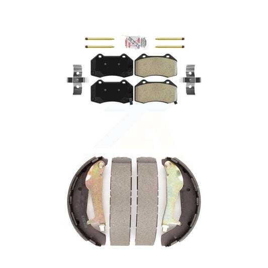 Semi-Metallic Disc Brake Pads Front Rear Kit For Chevrolet Cobalt HHR SS