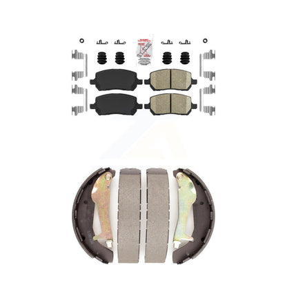 Ceramic Disc Brake Pads Front Rear Kit For Chevrolet Cobalt Pontiac G5