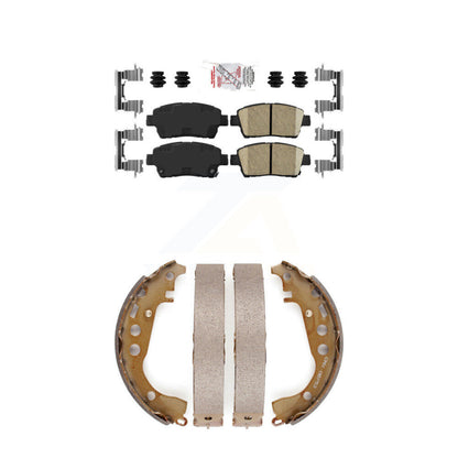 Ceramic Disc Brake Pads Front Rear Kit For Toyota Prius Celica Scion xB xA