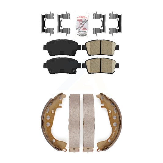 Ceramic Disc Brake Pads Front Rear Kit For Toyota Prius Celica Scion xB xA