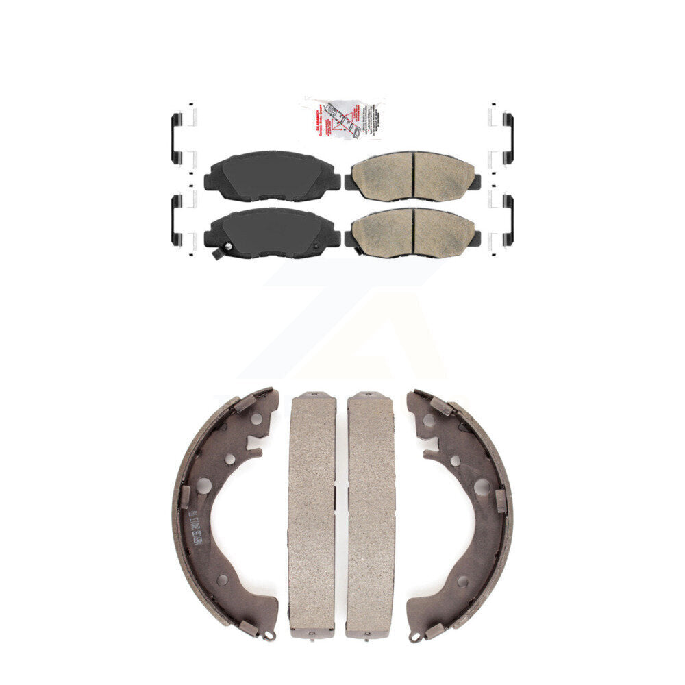 Ceramic Disc Brake Pads Front Rear Kit For Honda Civic Insight