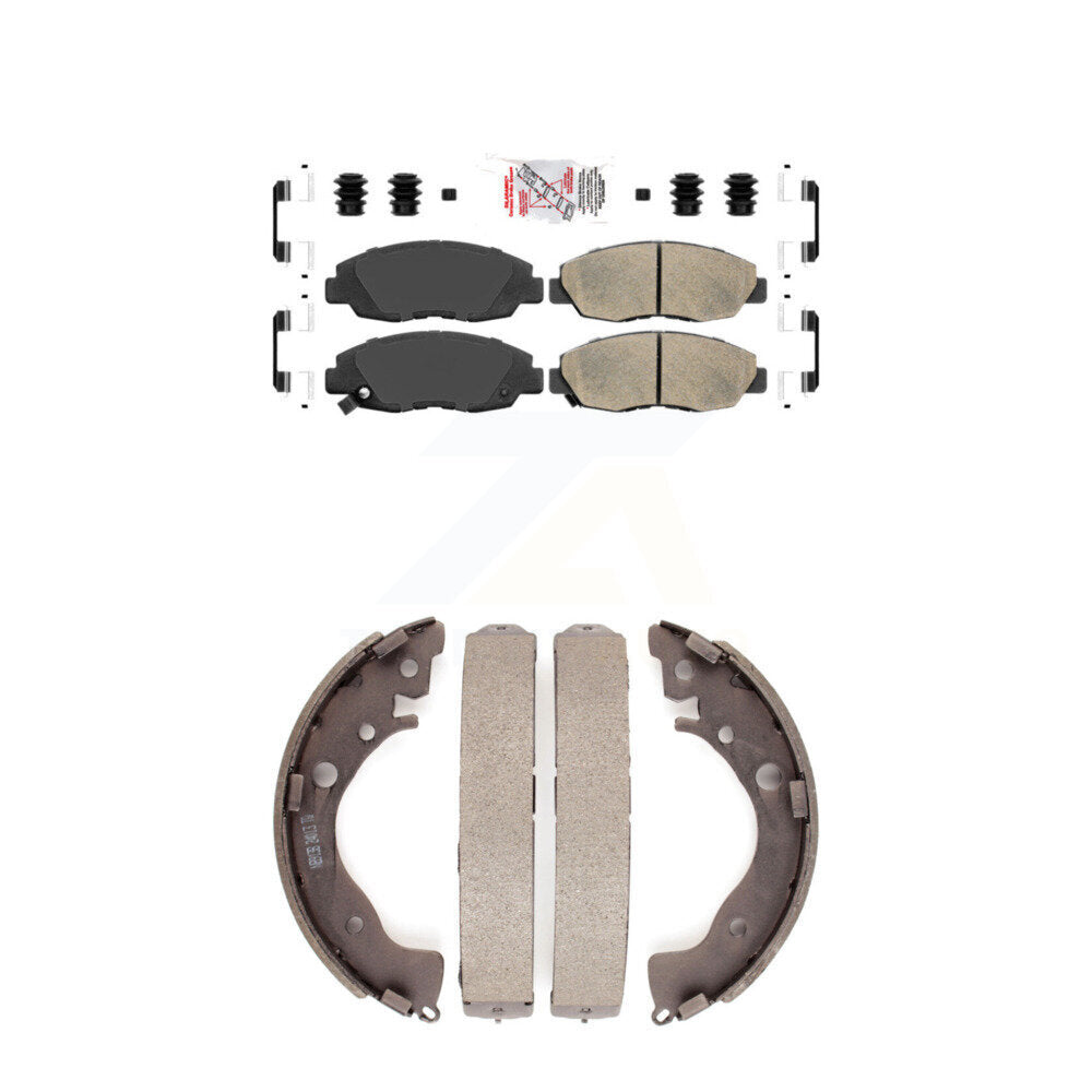 Ceramic Disc Brake Pads Front Rear Kit For Honda Civic Insight