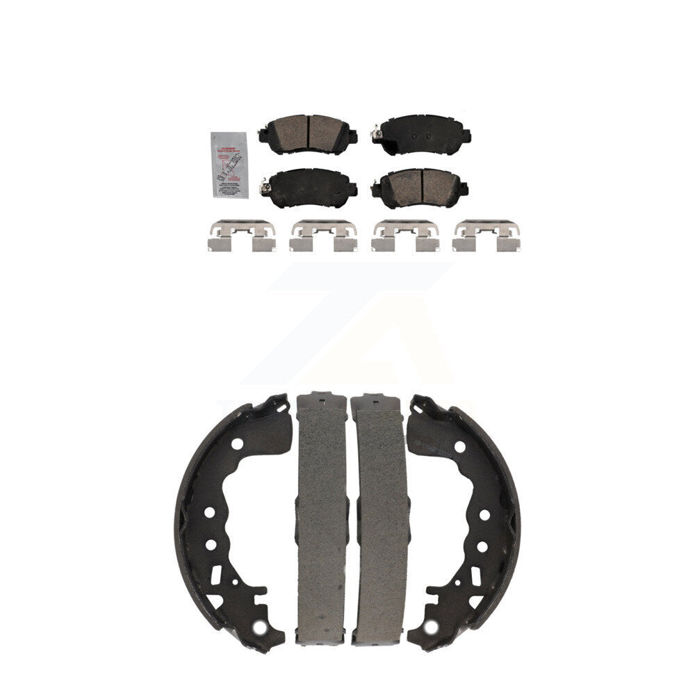 Ceramic Disc Brake Pads Front Rear Kit For Nissan Kicks Versa