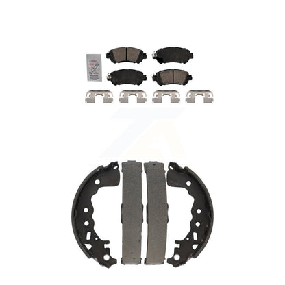 Ceramic Disc Brake Pads Front Rear Kit For Nissan Kicks Versa