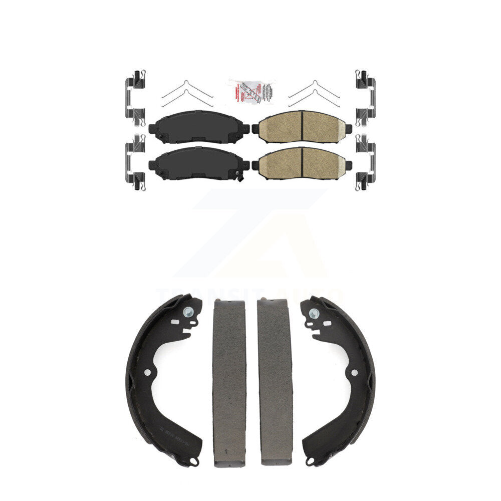 Ceramic Disc Brake Pads Front Rear Kit For Nissan NV200 Chevrolet City Express