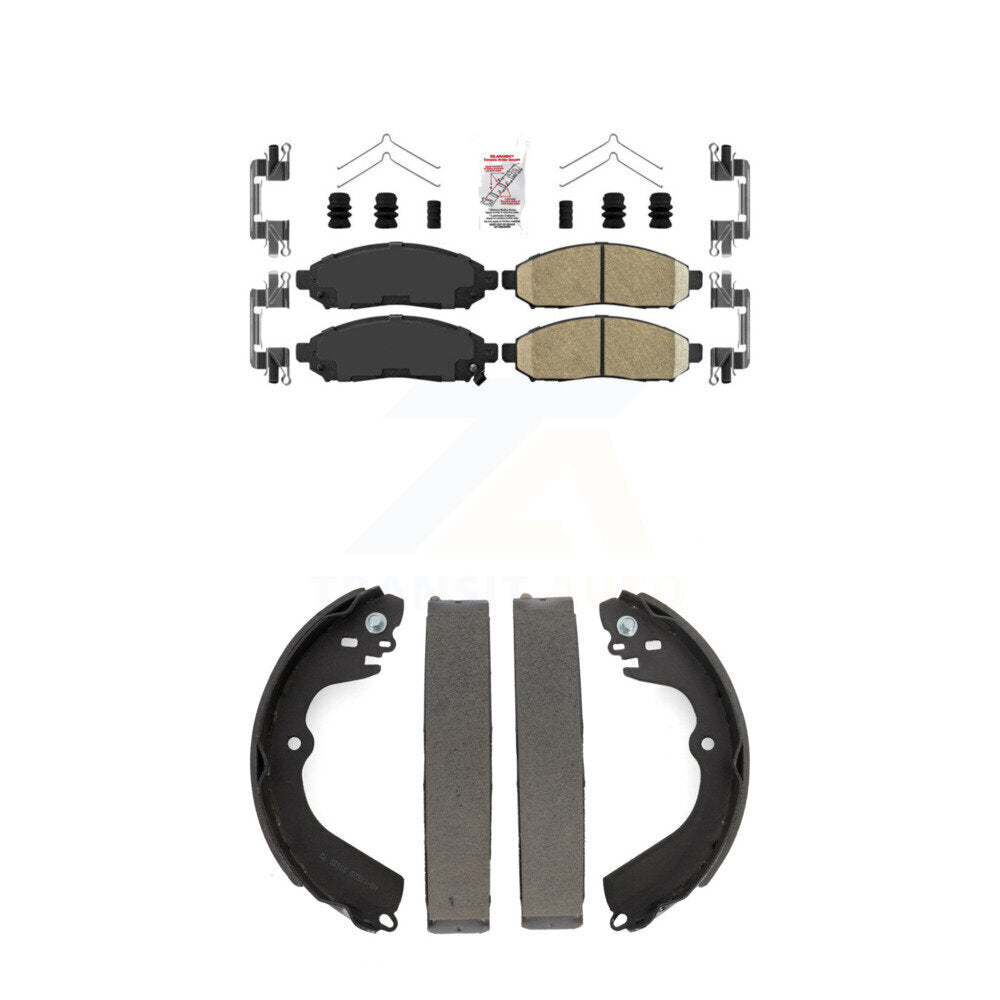 Ceramic Disc Brake Pads Front Rear Kit For Nissan NV200 Chevrolet City Express