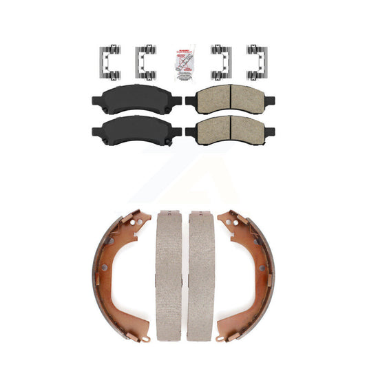 Ceramic Disc Brake Pads Front Rear Kit For Chevrolet Colorado GMC Canyon