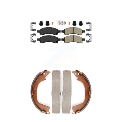 Ceramic Disc Brake Pads Front Rear Kit For Chevrolet Colorado GMC Canyon