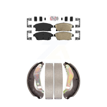 Ceramic Disc Brake Pads Front Rear Kit For 2013-2017 Chevrolet Trax