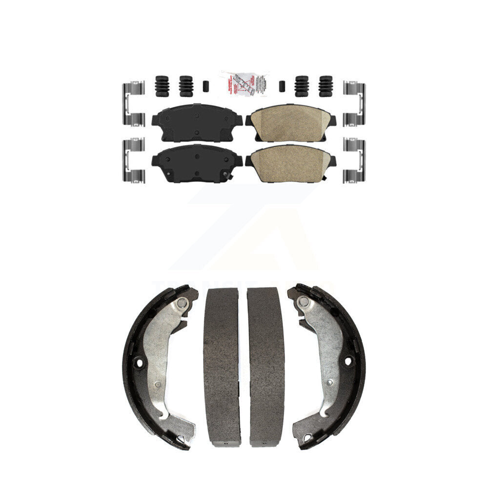 Ceramic Disc Brake Pads Front Rear Kit For 14-15 Chevrolet Cruze DIESEL engine