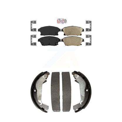 Ceramic Disc Brake Pads Front Rear Kit For 14-15 Chevrolet Cruze DIESEL engine