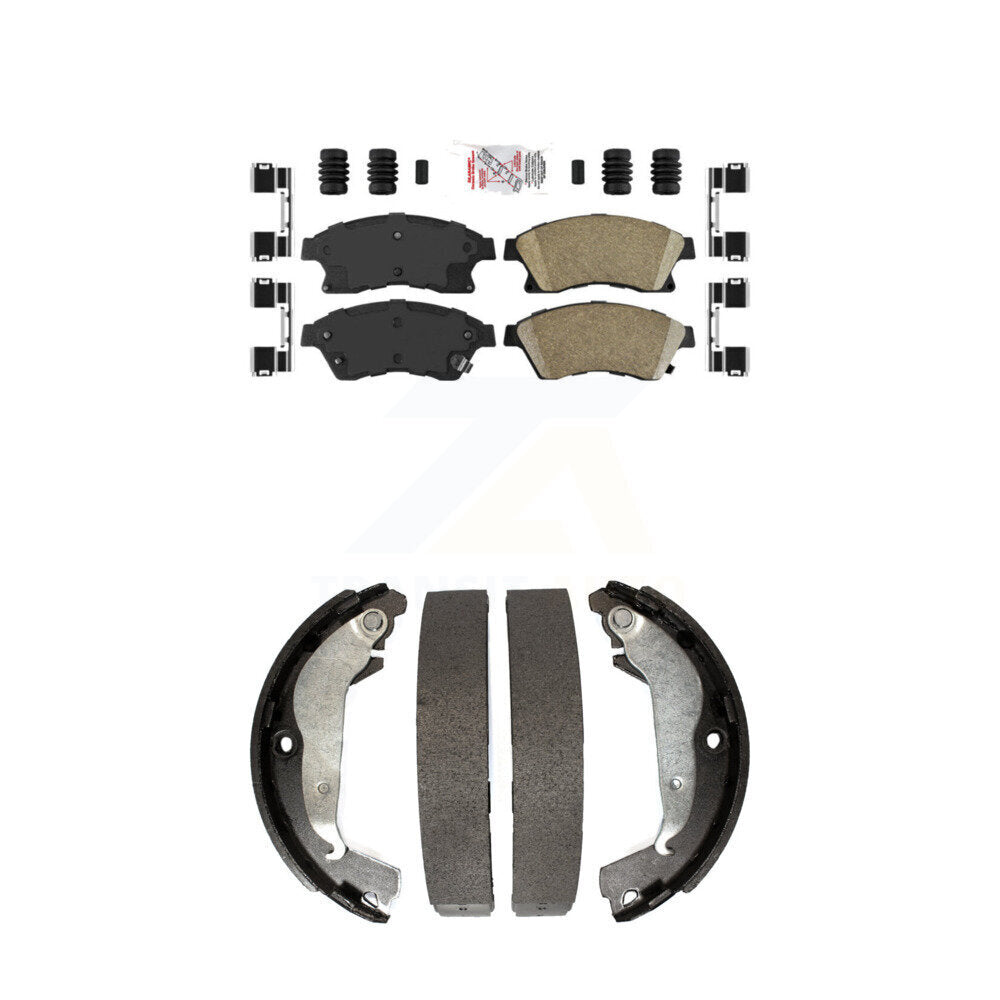 Ceramic Disc Brake Pads Front Rear Kit For Chevrolet Cruze Limited